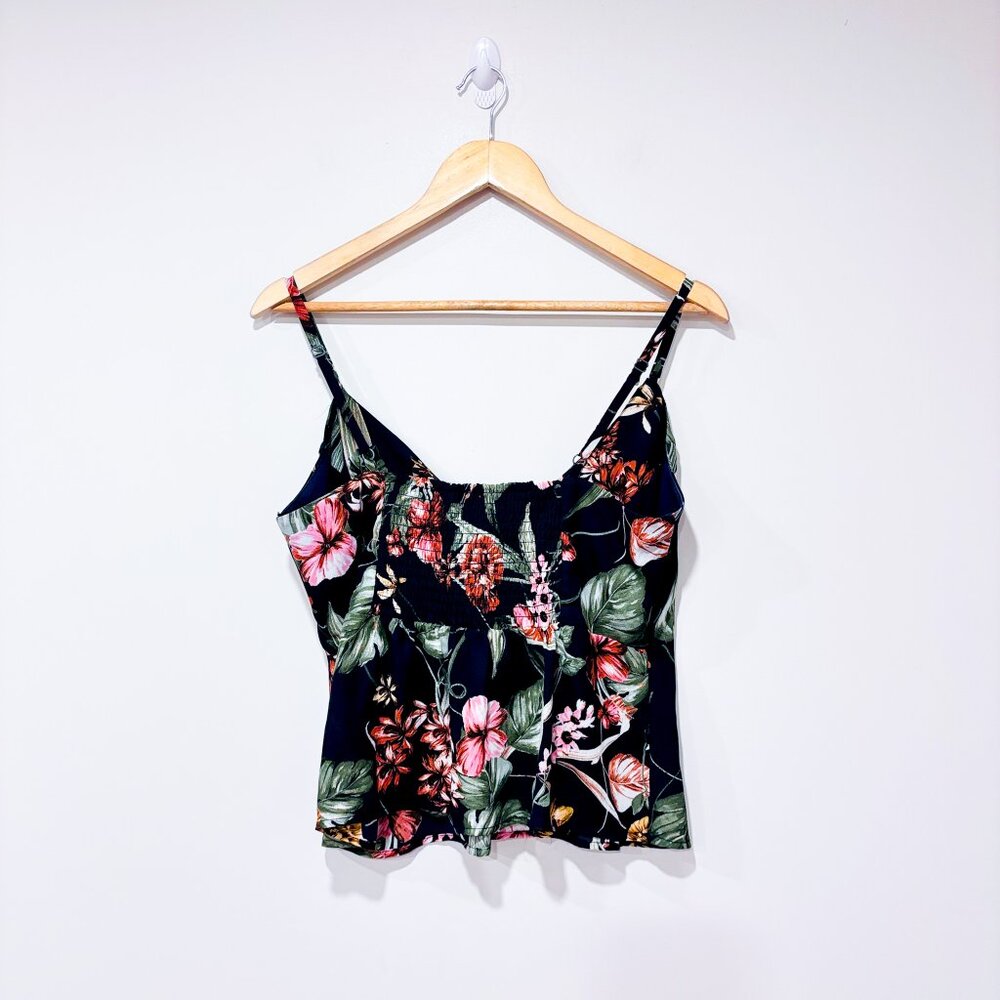 GUESS – Navy floral print camisole top‎ | Lightweight | Large * - Picture 8 of 8
